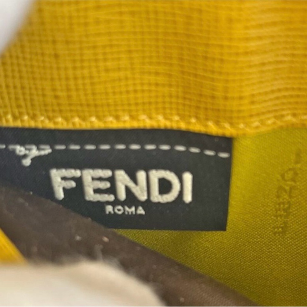 Fendi Mustard Yellow Zip Wallet - Picture 12 of 13